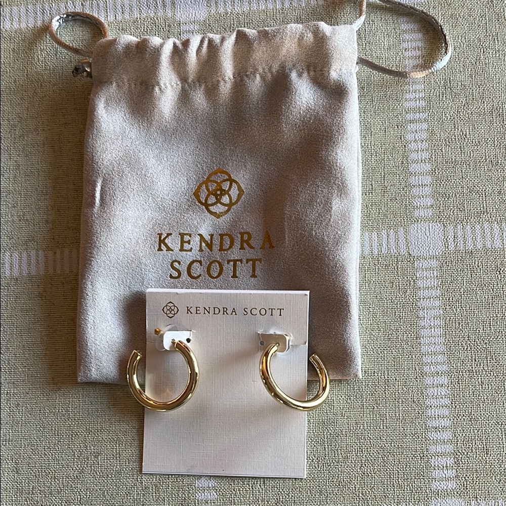 Kendra Scott Gold Hoop Earrings